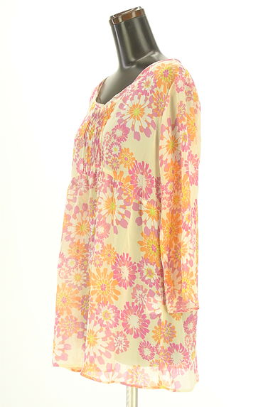 sportiff（スポーティフ）の古着「花柄シアーブラウス（カットソー・プルオーバー）」大画像３へ