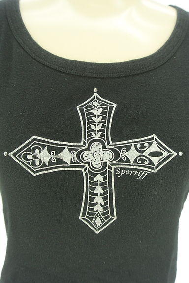 sportiff（スポーティフ）の古着「クロスプリントコンパクトTシャツ（Ｔシャツ）」大画像４へ