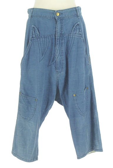 mercibeaucoup（メルシーボークー）の古着「刺しゅう入りサルエルデニムパンツ（デニムパンツ）」大画像１へ