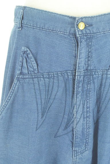 mercibeaucoup（メルシーボークー）の古着「刺しゅう入りサルエルデニムパンツ（デニムパンツ）」大画像４へ