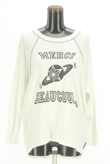 mercibeaucoup（メルシーボークー）の古着「プリントスウェットトップス（カットソー・プルオーバー）」大画像１へ