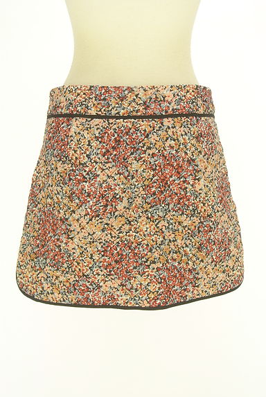 Comptoir des Cotonniers（コントワーデコトニエ）の古着「花柄キルティングミニスカート（ミニスカート）」大画像２へ
