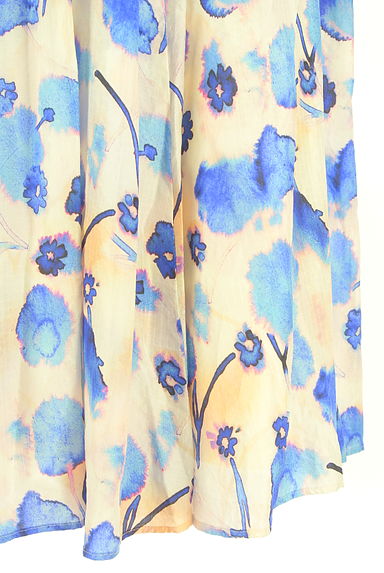 HIROKO BIS（ヒロコビス）の古着「花柄ロングスカート（ロングスカート・マキシスカート）」大画像５へ