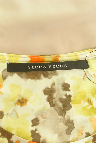 YECCA VECCA（イェッカヴェッカ）の古着「花柄切替アシメロングカットソー（カットソー・プルオーバー）」大画像６へ