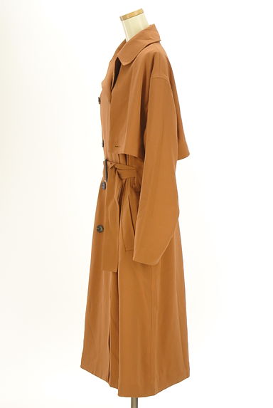 MOUSSY（マウジー）の古着「ロングトレンチコート（トレンチコート）」大画像３へ