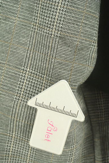 COMME CA COMMUNE（コムサコミューン）の古着「袖切替グレンチェックカットソー（カットソー・プルオーバー）」大画像５へ
