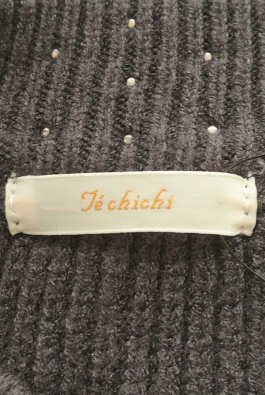 Te chichi（テチチ）の古着「パール付きニットトップス（ニット）」大画像６へ