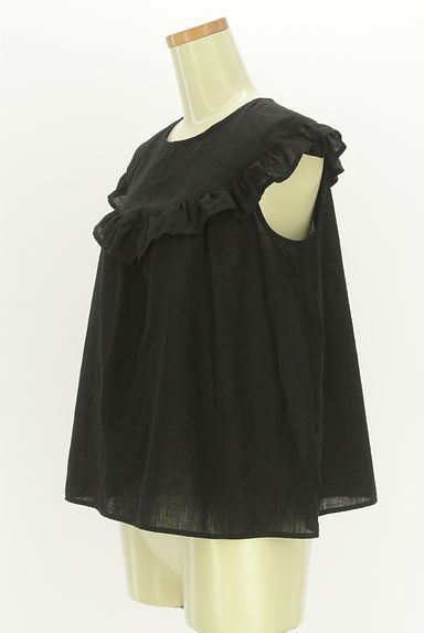 Te chichi（テチチ）の古着「麻混フリルカットソー（カットソー・プルオーバー）」大画像３へ