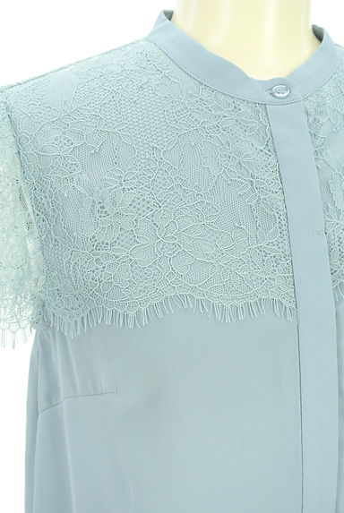 NATURAL BEAUTY BASIC（ナチュラルビューティベーシック）の古着「レースオンブラウス（ブラウス）」大画像４へ