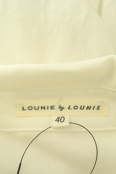 LOUNIE（ルーニィ）の古着「２WAYシアーシャツ（ブラウス）」大画像６へ