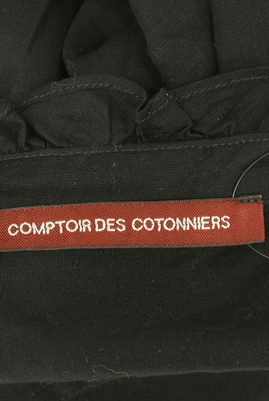 Comptoir des Cotonniers（コントワーデコトニエ）の古着「ミニフリルスタンドカラーシアーブラウス（ブラウス）」大画像６へ