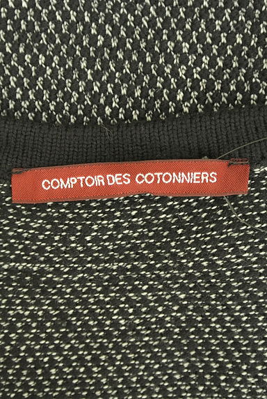 Comptoir des Cotonniers（コントワーデコトニエ）の古着「ノーカラーパイピングニットカーディガン（カーディガン・ボレロ）」大画像６へ
