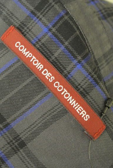 Comptoir des Cotonniers（コントワーデコトニエ）の古着「チェック柄フリンジシャツ（カジュアルシャツ）」大画像６へ