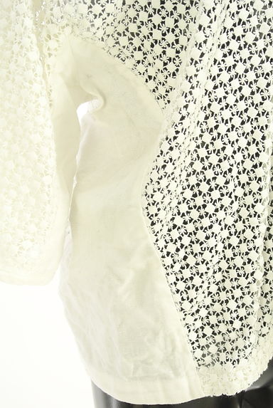 Comptoir des Cotonniers（コントワーデコトニエ）の古着「透かし編み刺繍レースカットソー（カットソー・プルオーバー）」大画像５へ