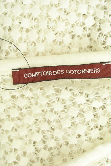 Comptoir des Cotonniers（コントワーデコトニエ）の古着「透かし編み刺繍レースカットソー（カットソー・プルオーバー）」大画像６へ