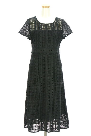 Comptoir des Cotonniers（コントワーデコトニエ）の古着「刺繍レースミモレワンピース（ワンピース・チュニック）」大画像１へ