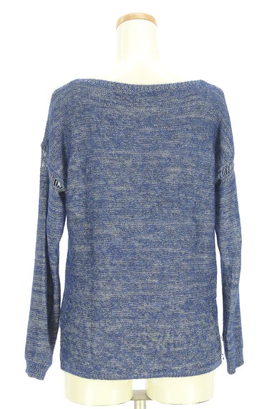 Comptoir des Cotonniers（コントワーデコトニエ）の古着「ボートネック光沢ミックスニットトップス（ニット）」大画像２へ