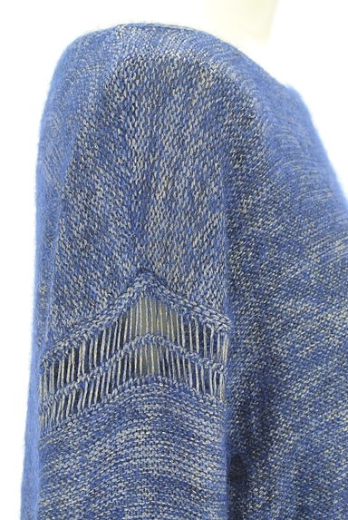 Comptoir des Cotonniers（コントワーデコトニエ）の古着「ボートネック光沢ミックスニットトップス（ニット）」大画像５へ