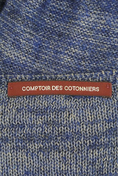 Comptoir des Cotonniers（コントワーデコトニエ）の古着「ボートネック光沢ミックスニットトップス（ニット）」大画像６へ