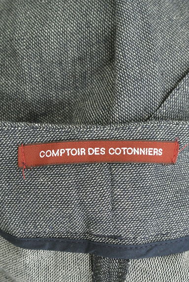 Comptoir des Cotonniers（コントワーデコトニエ）の古着「ベルト付き綿麻センタープレスストレートパンツ（パンツ）」大画像６へ