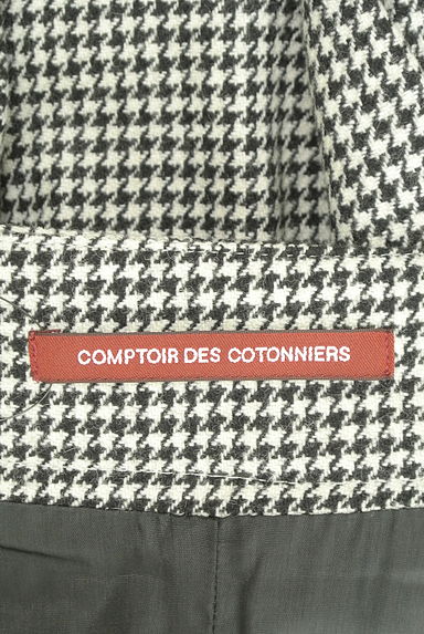 Comptoir des Cotonniers（コントワーデコトニエ）の古着「ベルト付き千鳥格子柄プリーツ膝下スカート（スカート）」大画像６へ
