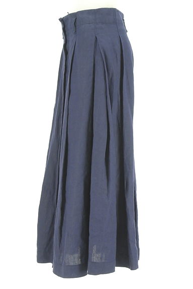 Comptoir des Cotonniers（コントワーデコトニエ）の古着「フロントボタンリネンタックロングスカート（ロングスカート・マキシスカート）」大画像３へ