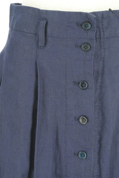 Comptoir des Cotonniers（コントワーデコトニエ）の古着「フロントボタンリネンタックロングスカート（ロングスカート・マキシスカート）」大画像４へ