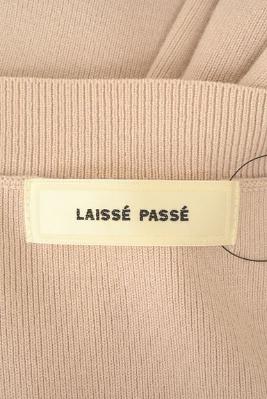 LAISSE PASSE（レッセパッセ）の古着「ベルト付き花刺繍ポケットロングニットカーディガン（カーディガン・ボレロ）」大画像６へ