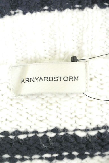 BARNYARDSTORM（バンヤードストーム）の古着「ボートネックボーダーニットトップス（ニット）」大画像６へ
