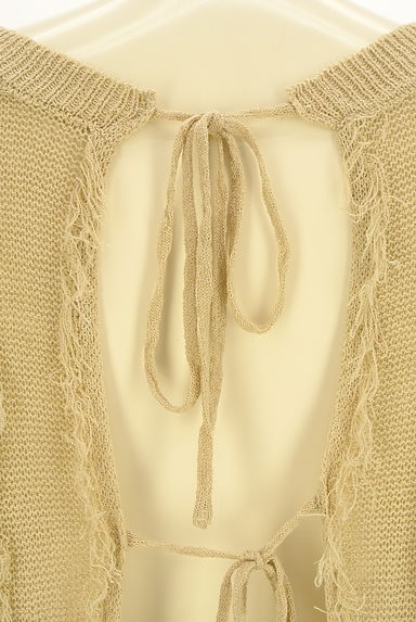 YECCA VECCA（イェッカヴェッカ）の古着「前後２ＷＡＹフリンジニット（ニット）」大画像５へ