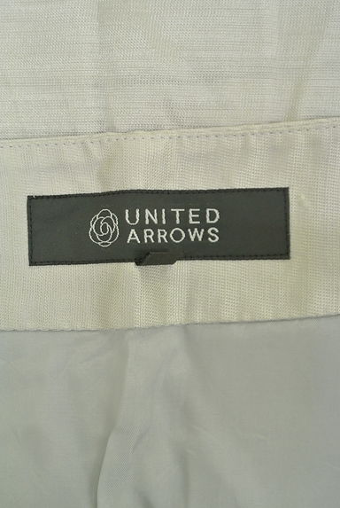 UNITED ARROWS（ユナイテッドアローズ）の古着「膝丈リネン混タックタイトスカート（スカート）」大画像６へ
