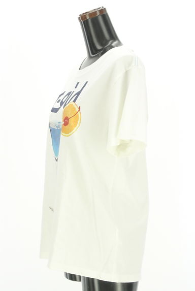 X-girl（エックスガール）の古着「カクテルプリントＴシャツ（Ｔシャツ）」大画像３へ