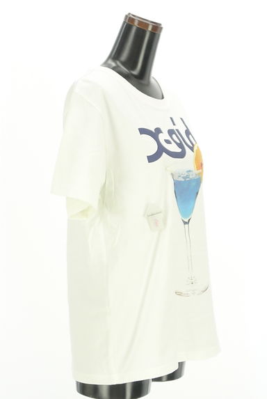 X-girl（エックスガール）の古着「カクテルプリントＴシャツ（Ｔシャツ）」大画像４へ