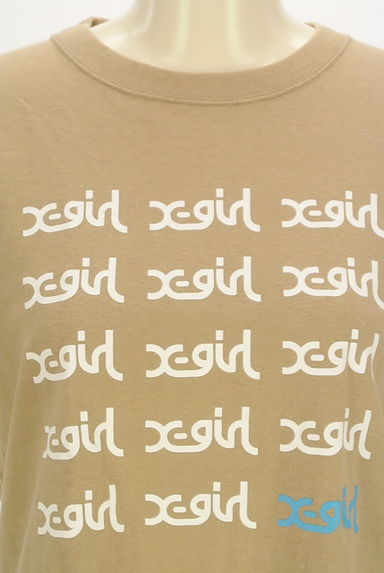 X-girl（エックスガール）の古着「ブランドロゴプリントTシャツ（Ｔシャツ）」大画像４へ