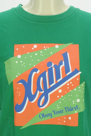 X-girl（エックスガール）の古着「スプライトコラボプリントTシャツ（Ｔシャツ）」大画像４へ