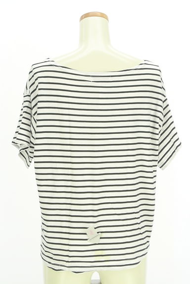 SLOBE IENA（スローブイエナ）の古着「ボートネックボーダーカットソー（Ｔシャツ）」大画像４へ
