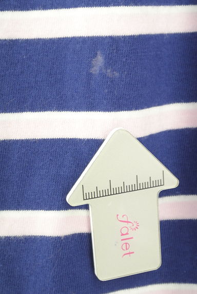 MILKFED.（ミルク フェド）の古着「ボーダー柄ロングTシャツワンピース（ワンピース・チュニック）」大画像５へ