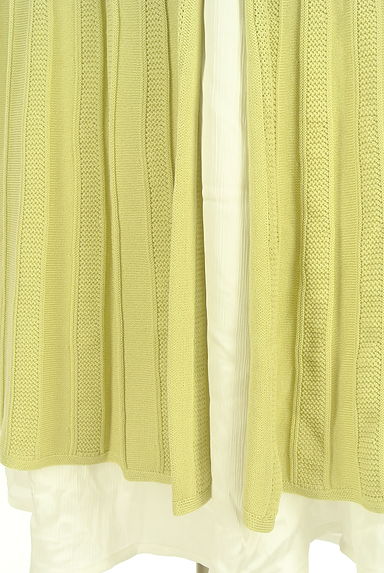 RESEXXY（リゼクシー）の古着「スリットリブニットロングワンピース（ワンピース・チュニック）」大画像５へ