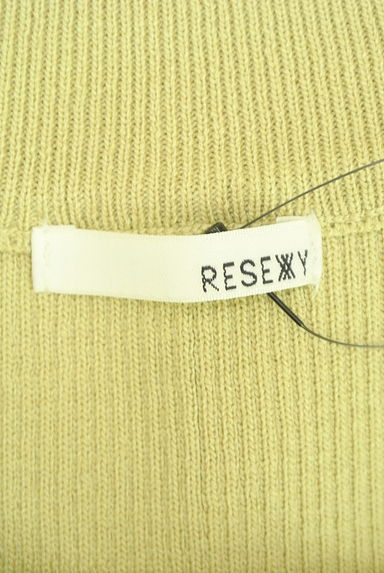 RESEXXY（リゼクシー）の古着「スリットリブニットロングワンピース（ワンピース・チュニック）」大画像６へ