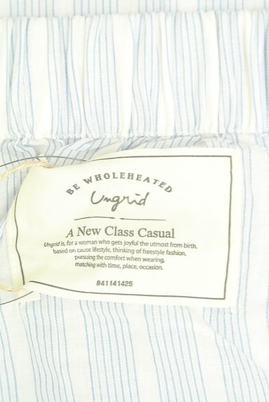 Ungrid（アングリッド）の古着「フロントリボンストライプベアトップス（カットソー・プルオーバー）」大画像６へ