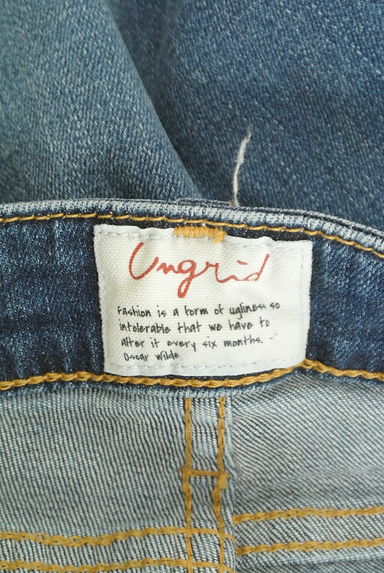 Ungrid（アングリッド）の古着「ダメージ加工スキニーデニムパンツ（デニムパンツ）」大画像６へ