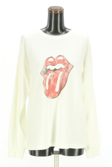 クリックで大画像表示 Snidel(スナイデル)の古着「The Rolling Stonesプリントスウェットカットソー(スウェット・パーカー)」大画像1へ