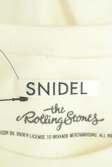 Snidel（スナイデル）の古着「The Rolling Stonesプリントスウェットカットソー（スウェット・パーカー）」大画像６へ