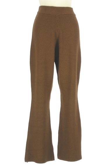 EMODA（エモダ）の古着「ハイウエストリブニットパンツ（パンツ）」大画像１へ