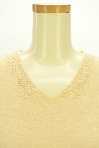COMME CA（コムサ）の古着「サイドストライプテールカットサマーニット（ニット）」大画像４へ