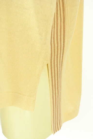 COMME CA（コムサ）の古着「サイドストライプテールカットサマーニット（ニット）」大画像５へ