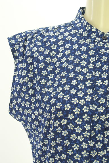 POLO RALPH LAUREN（ポロラルフローレン）の古着「ベルト付きイレギュラーヘムシフォンワンピース（ワンピース・チュニック）」大画像５へ