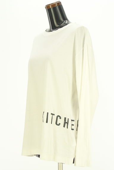 gelato pique（ジェラートピケ）の古着「ドロップショルダーロゴプリントＴシャツ（Ｔシャツ）」大画像３へ