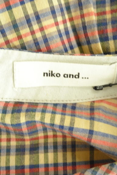 niko and...（ニコ アンド）の古着「配色チェックワンピース（ワンピース・チュニック）」大画像６へ