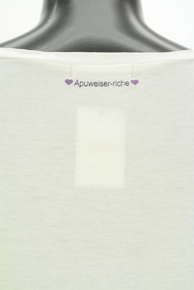 Apuweiser riche（アプワイザーリッシェ）の古着「リボンフロッキープリントロンT（Ｔシャツ）」大画像５へ